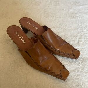 VINTAGE Jane Shilton Leather Mules